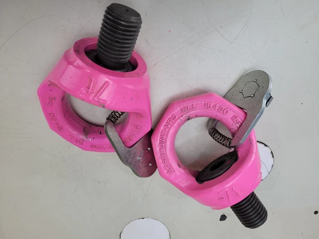 Pair of M36 x 4 Vario Starpoint Lifting Eye Bolt RUD 7984201 Swivel Hoist Ring