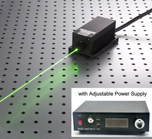 532nm 800mW Green Laser Dot Module + TTL Analog TEC + Adjustable Power Supply