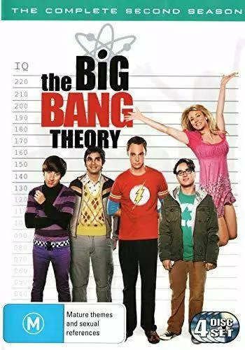 The Big Bang Theory Season 2 Johnny Galecki, Jim Parsons, Kaley Cuoco 2010 DVD