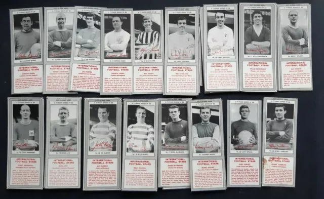 Typhoo Package Trade Cards - 1967 - International Football Stars - Multi-list