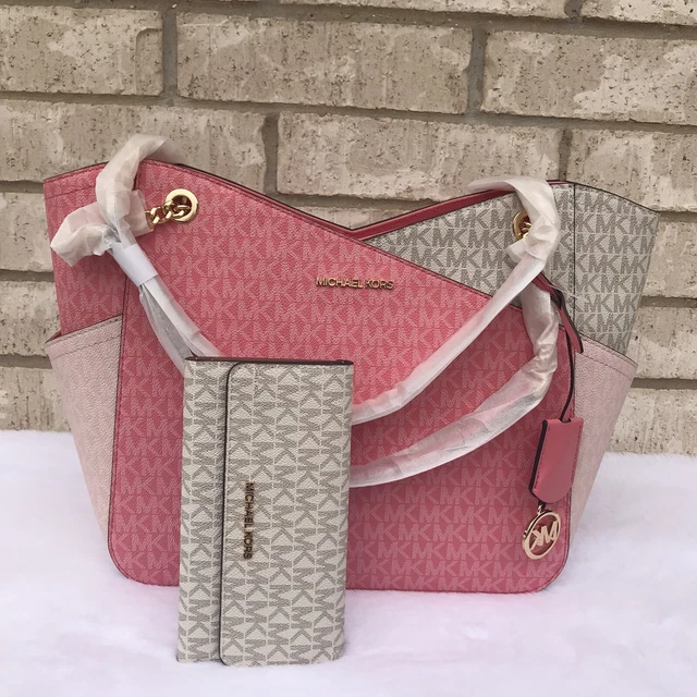 Michael Kors Women Ladies  Large Chain Shoulder Tote Bag Handbag Purse Wallet