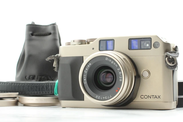 [ près De Mint / Capuche] Contax G1 Vert Étiquette Caméra à Film 28mm F2.8