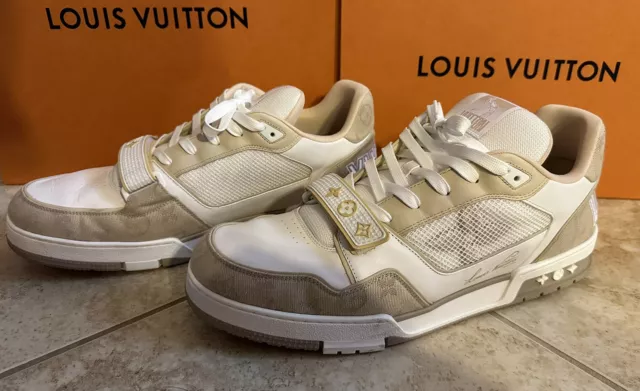 Louis Vuitton Monogram Brown White Lv Air Jordan 13 Sneakers Shoes Gifts  For Men Women Ht - BlueFarmDeco