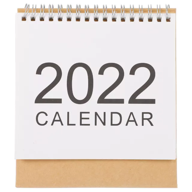 2022 Simple Desk Calendar Paper Office Chinese Calendars Pocket