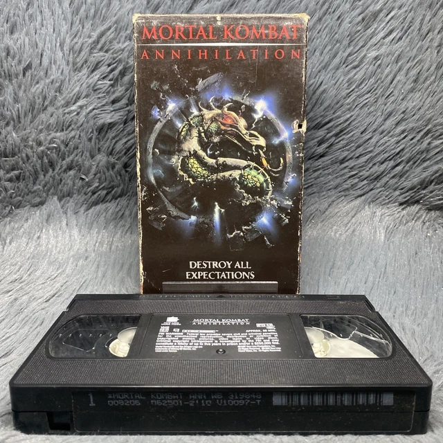MORTAL KOMBAT ANNIHILATION VHS 1998 Tape Destroy All Robin Shou Talisa ...