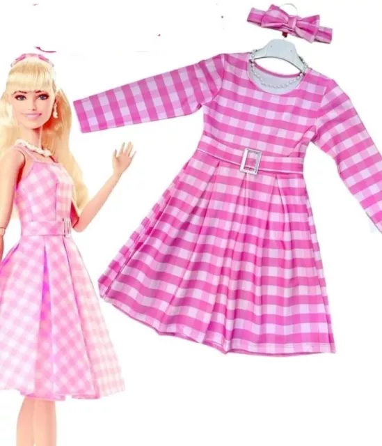 VESTITO CARNEVALE BARBIE Doll Travestimento Abito Barbie Bambina