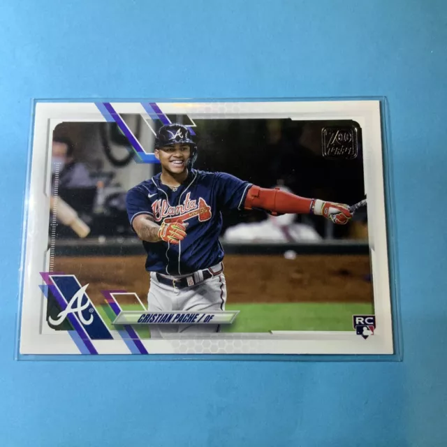 2021 Topps Baseball Christian Pache Complete Set IMAGE VARIATION SP RC #187