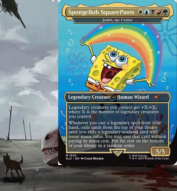 JODAH THE UNIFIER LEGENDS Commander Deck MTG Ready to Play SpongeBob jodah-the-unifier-legends-commander-deck-mtg-ready-to-play-spongebob