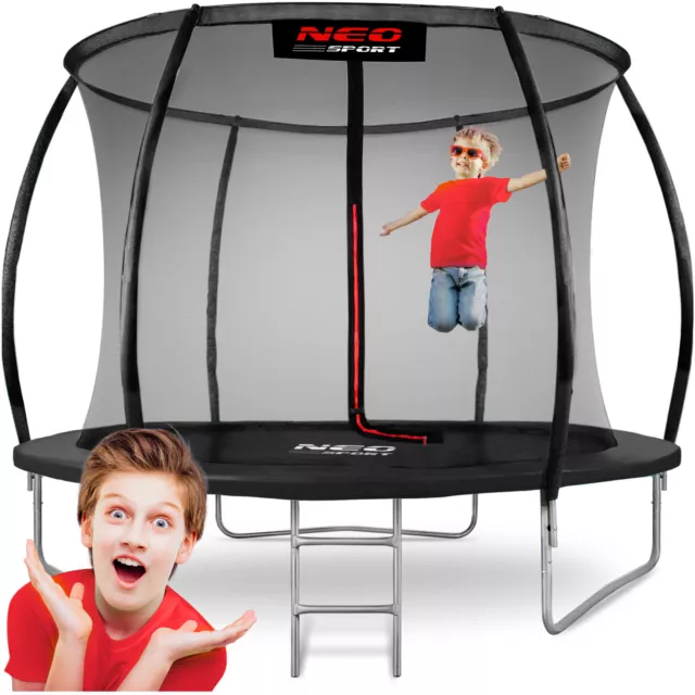 Neo-Sport Trampolin Gartentrampolin Kindertrampolin Outdoor Komplettset 10ft