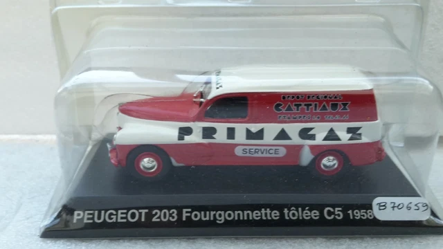 Ixo ? Pour Presse Peugeot 203 Fourgonnette C5 1958 Primagaz Neuf En Blister
