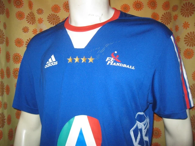 Maillot Vintage Équipe De France Football 1978 - Adidas - Taille 14 Ans - Enfant