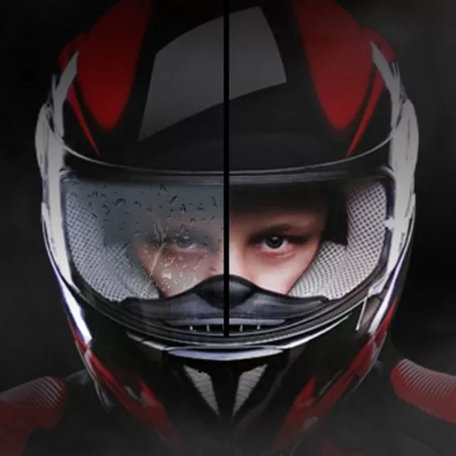 Motorcycle Helmet Anti-fog Film and Rain Film Durable Nano Coating Sticker F~gu