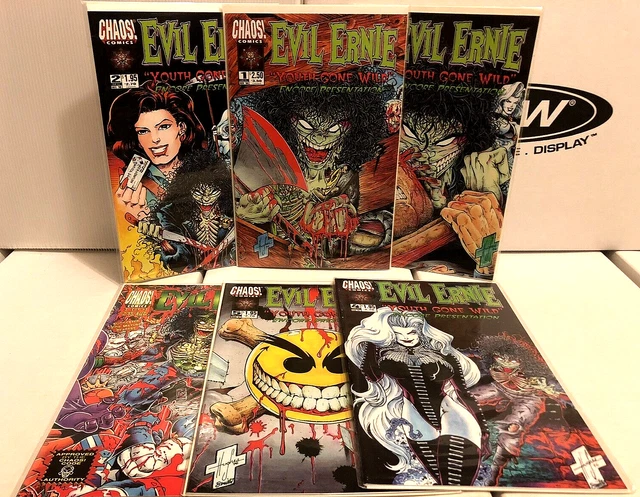 EVIL ERNIE: YOUTH GONE WILD (Encore) #1-5 Full Run/Set  + Vs. Super Heroes #1