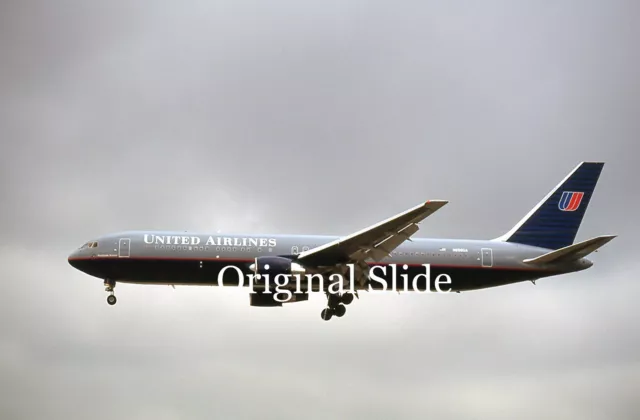 Aircraft Slide - United B.767-300 N656UA @ Los Angeles 1994  (B124)