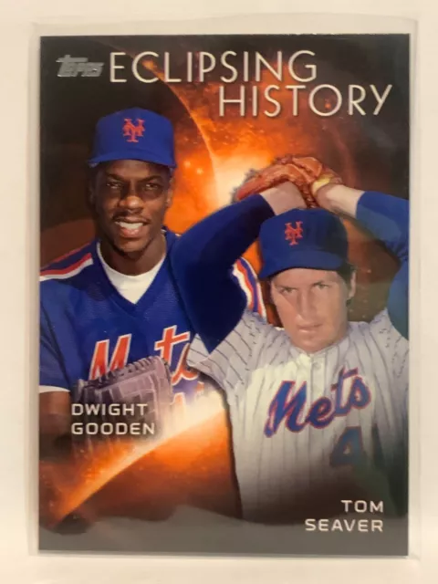 #EH-5  Dwight Gooden Tom Seaver New York Mets 2015 Topps Series two Baseball Car