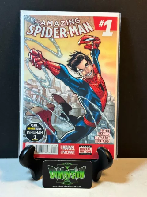 Amazing Spider-Man #1 1St App Cindy Moon - Silk  2015 Marvel Comics 1St Print Nm