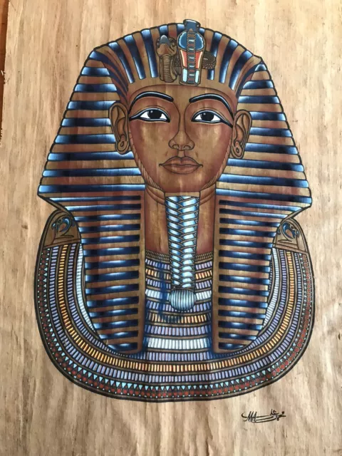 Pharao Bild auf Papyrus gemalt