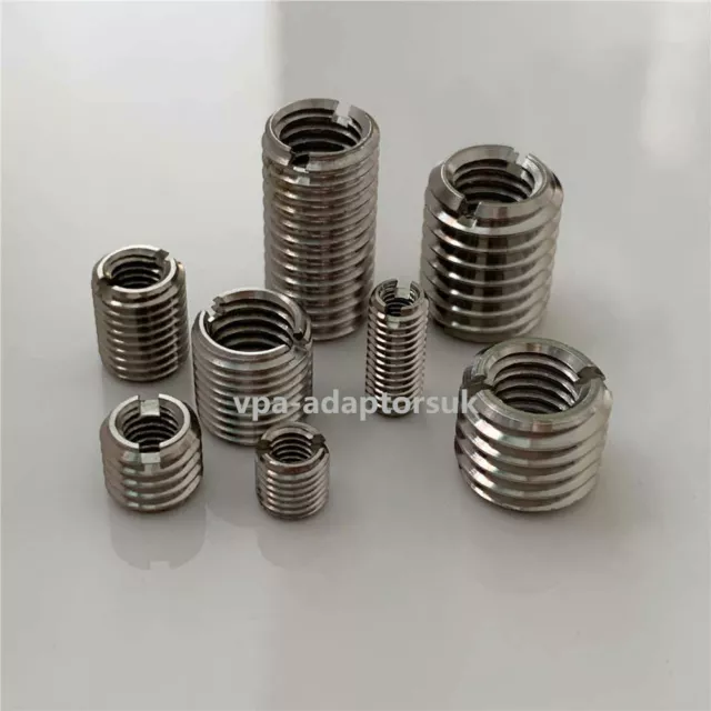 Threaded Reducers/self tapping Thread Repair Inserts Nuts M3 M4 M5 M6 M8 M10 M12