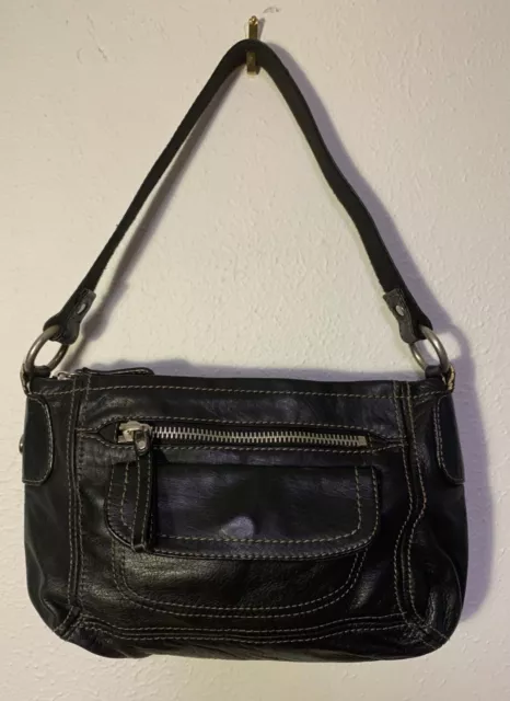 Fossil Purse ZB2868 Black Leather Shoulder Bag