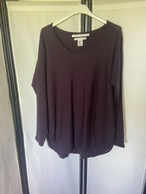 Max studio ladies Extra fine Merino wool tunic/ jumper size XL