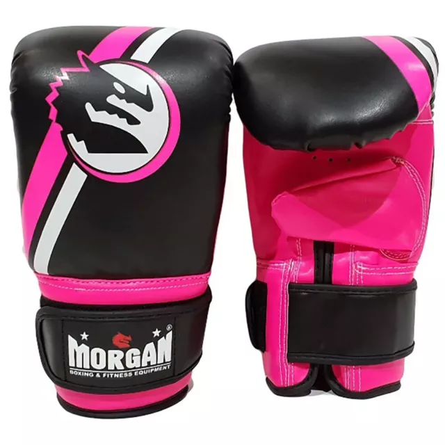 Morgan Sports Classic Pink/Black Bag Mitts