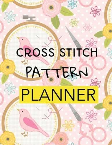Cross Stitch Pattern Planner Cross Stitchers Journal DIY Crafters Hobbyists P YD