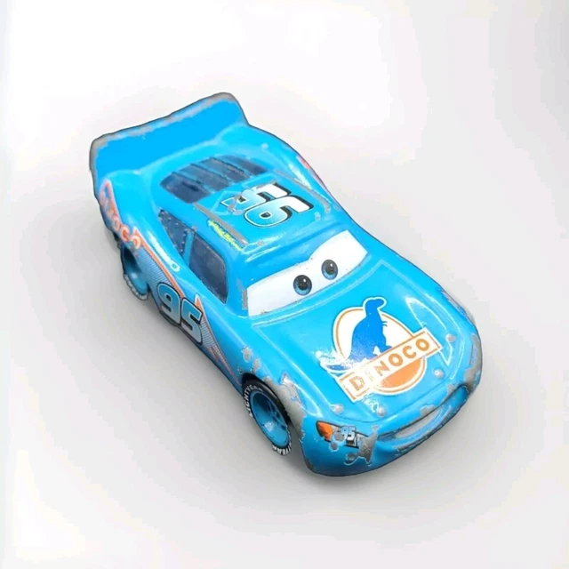 DISNEY PIXAR CARS Dinoco McQueen Diecast Figure 1:55 Mattel Toy Car ...
