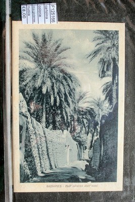 F125171 CARTOLINA COLONIE LIBIA GADAMES NUOVA 