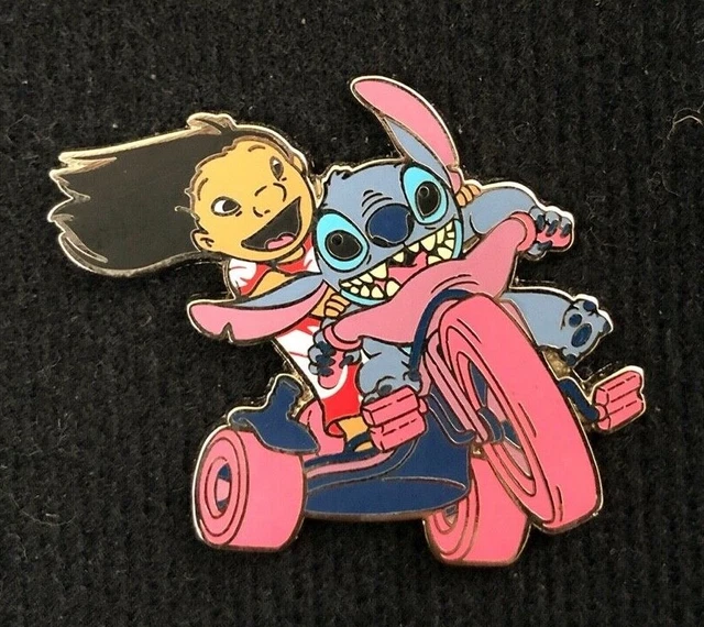 stitch on tricycle