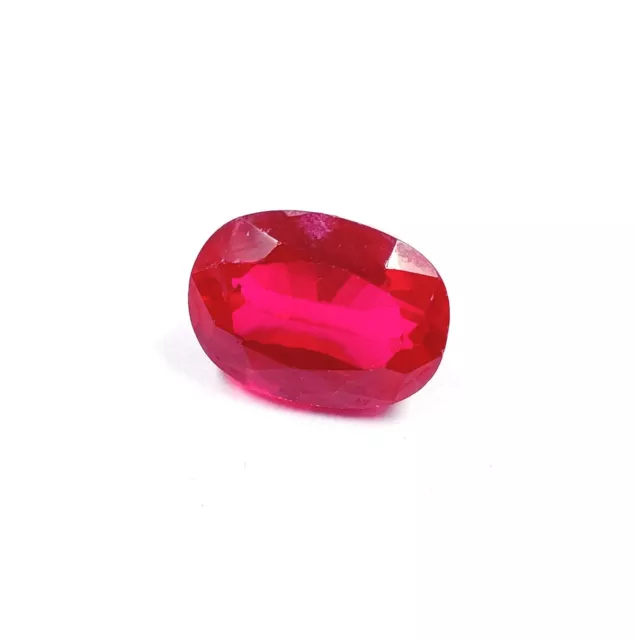 Wonderful Burma Rare Collection 18.50 Ct Oval Cut Certified Red Ruby Gemstone FS