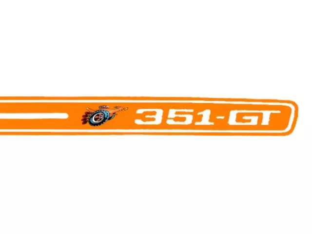 Decal Stripe Kit XY GT Sedan Orange Non Reflective