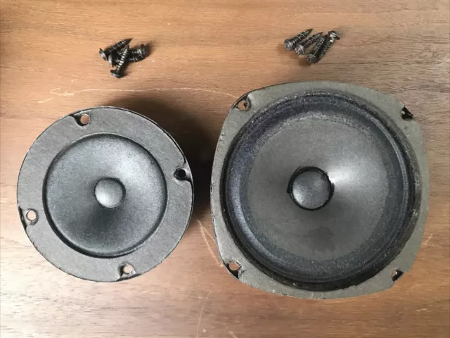 Fisher Speaker XP-65K: Midrange & Tweeter Fisher Speaker XP-65K: Midrange & Tweeter