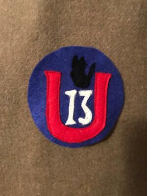 WWI US Army 13th Division patch wool felt