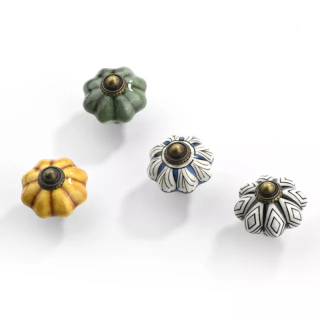 Vintage Ceramic Door Knobs for Cabinet Drawer, Closet Cupboard WardrobeAGPP 2