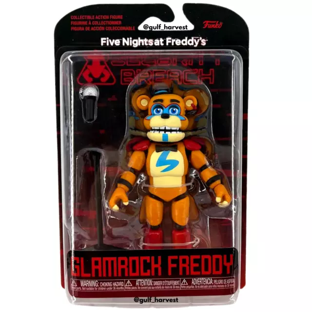 FIVE NIGHTS AT FREDDY'S-Five Nights At Freddy's Security Breach 6-Inch  Action Figure - Glamrock Freddy