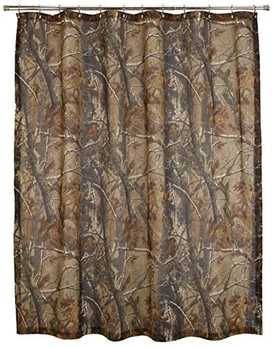 Realtree All Purpose Shower Curtain for Bathroom Printed Camouflage Design 72...