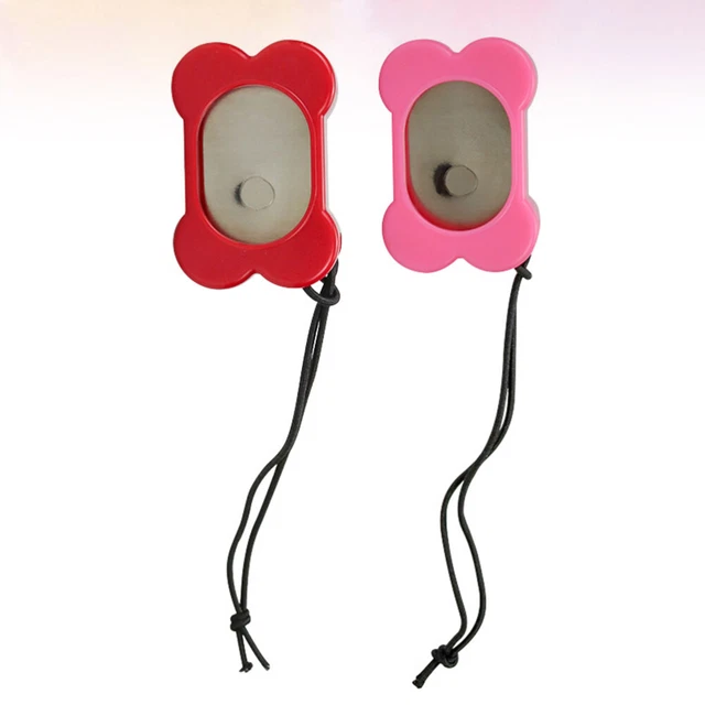 2 piezas botón ajustable botón clicker botón entrenamiento clicker cachorro