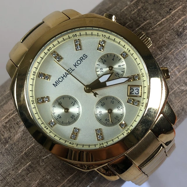 MICHAEL KORS WOMEN MK-5132 Dress Chronograph Gold Tone  display picture 2
