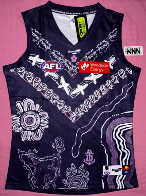 Fremantle DOCKERS 2023 Indigenous AFL Jersey / Guernsey    *XL*   QLD Seller