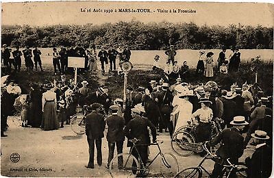 CPA MARS-la-TOUR - 16 Aout 1910 - Visite a la Frontiere (386167)