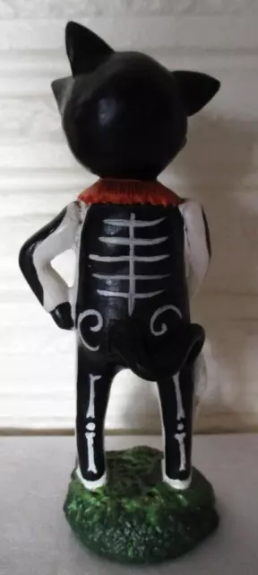 Dept.56 PUMPKINSEEDS Steam Punk Halloween BLACK CAT Figurine Janell Berryman MIB 3