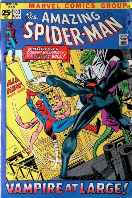 Amazing Spider-Man #102 (vol 1), Nov 1971 - VG/FN - Marvel Comics