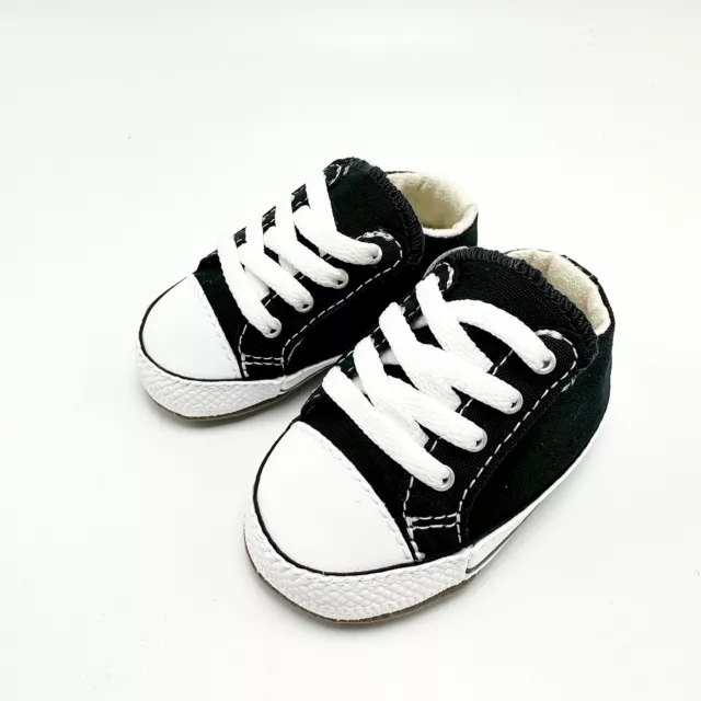 *NEW* INFANT CONVERSE Chuck Taylor ALL STAR CRIBSTER Canvas Black (865156C)