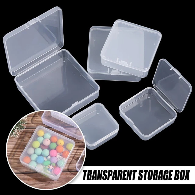 Packing Boxes Small Items Case Transparent Storage Box Jewelry Beads Container