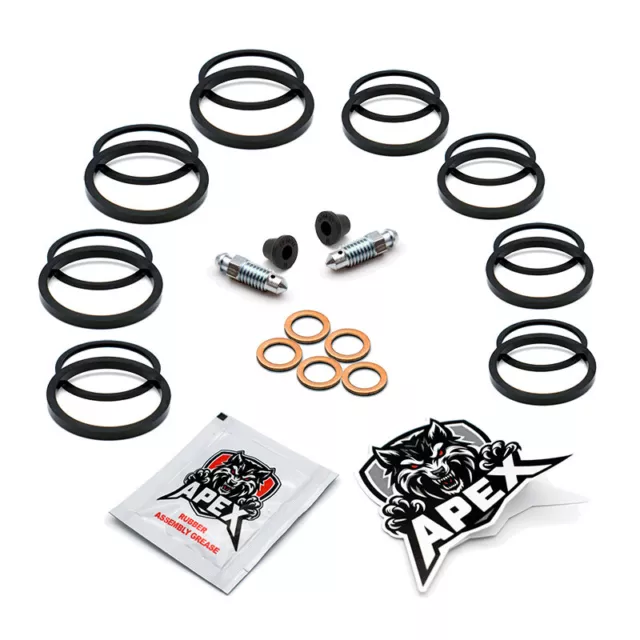 Yamaha XJR400 2002 front brake caliper seal service rebuild kit