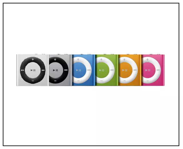 Neu Schwimmen Ipod Shuffle MP3 & Ohrhörer & Stöpsel 100% Wasserdicht - Platin