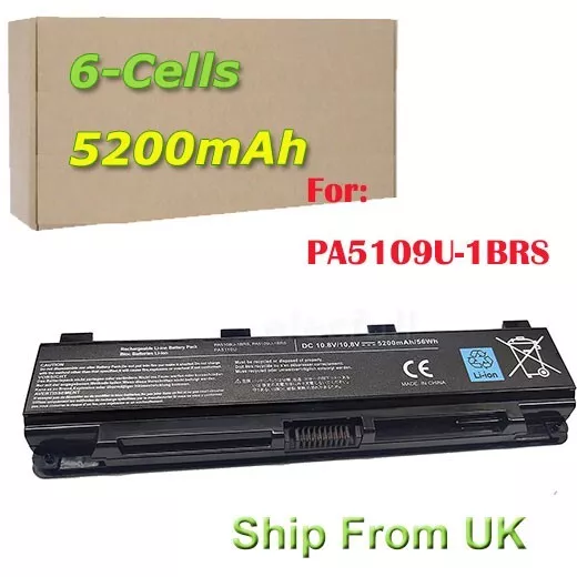 Battery For Toshiba Satellite C50-A-1CQ C55-A-1N1 C50-A-157 C50-A-1F1 Laptop