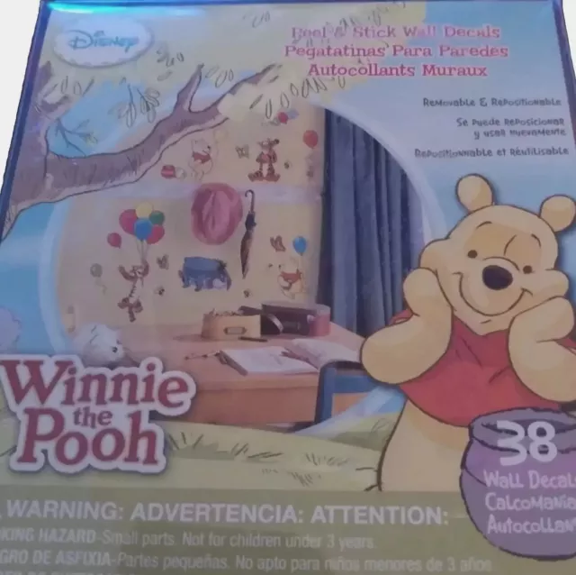 Winnie The Pooh Wall Decals baby Nursery Room Decor Disney Stickers Removeable