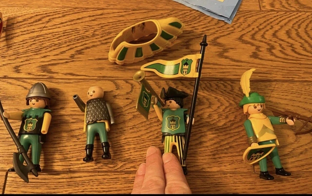 PLAYMOBIL VINTAGE MÉDIÉVAL chevaliers garde sets 3291 3380 3409 3445