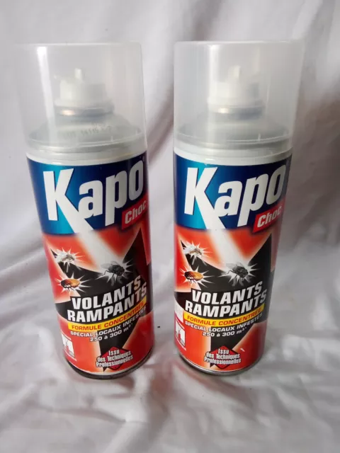 Lot de 2 bombes KAPO choc volant/rampant 400ml